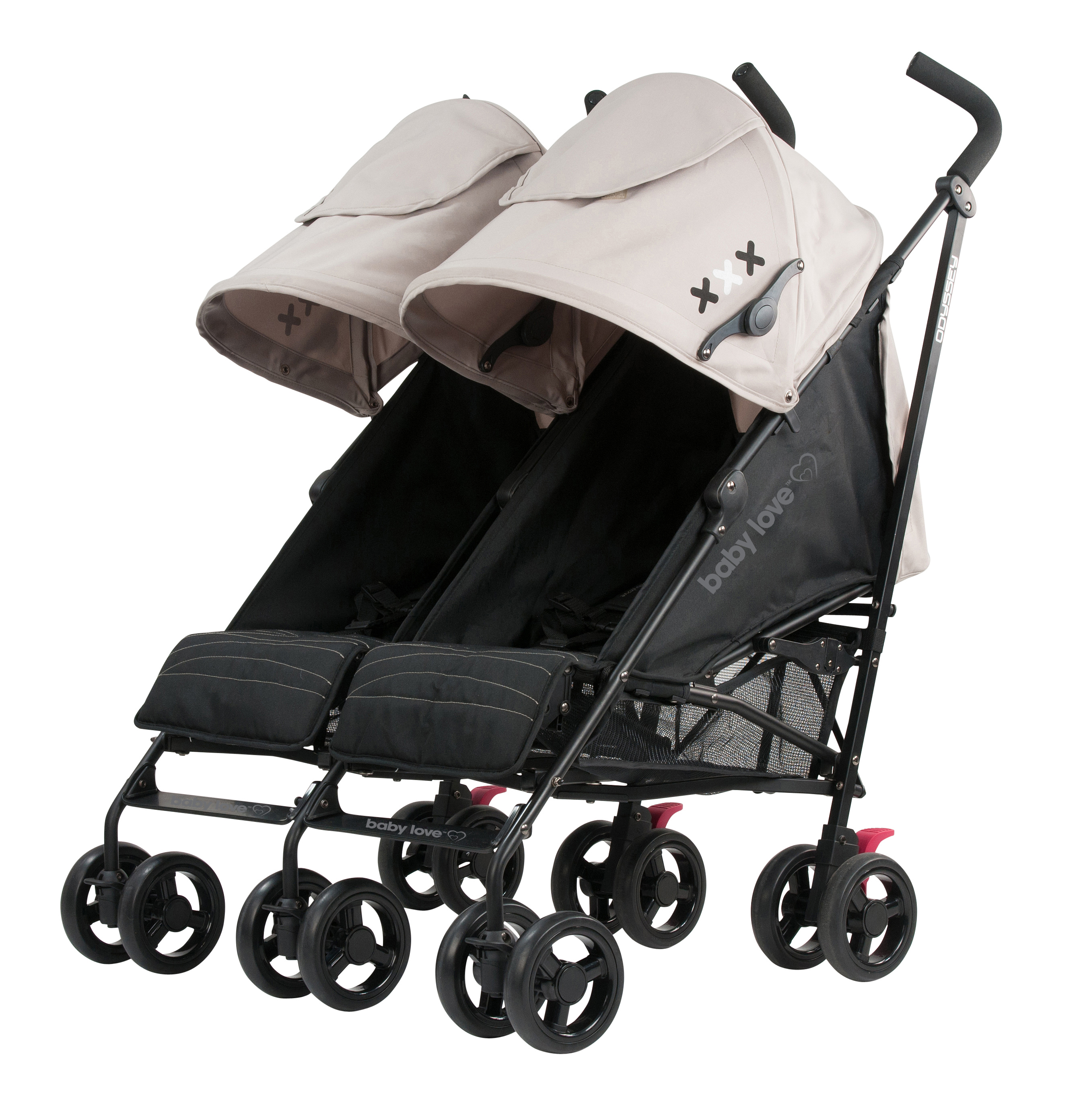 baby love double stroller
