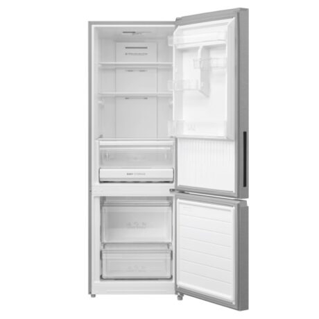 rent-to-own-Midea-340L-Bottom-Mount-Fridge-Freezer-Stainless-Steel-2