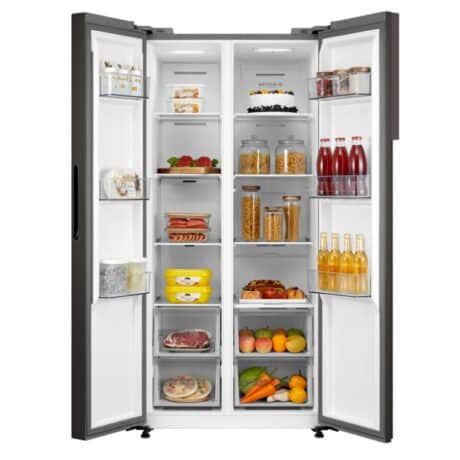 rent-to-own-Midea-482L-Side-by-Side-Fridge-Freezer-Black-Stainless-Steel-2