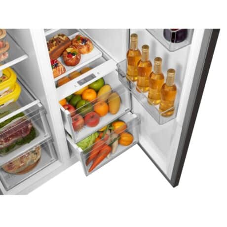 rent-to-own-Midea-482L-Side-by-Side-Fridge-Freezer-Black-Stainless-Steel-4